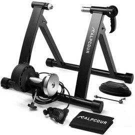 Alpcour Portable Stainless Steel Indoor Magnetic Bike Trainer Stand