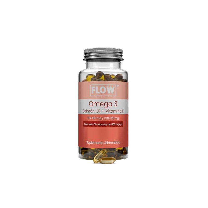 OMEGA 3-60 Cápsulas de 1200 Mg c/u - Salmon Oil