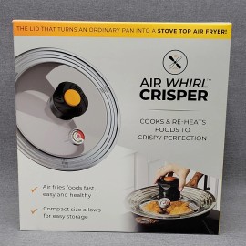 All Star Kitchen Air Whirl Crisper Air Fryer Lid Turbo Fan Turn Any Pan Into A Air Fryer