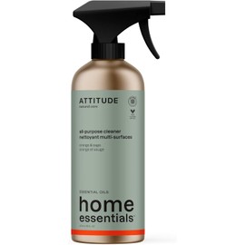 ATTITUDE All Purpose Cleaner (16 fl oz) – EWG Verified, Vegan, Naturally Derived Multi-Surface Cleaning Spray with Orange & Sage