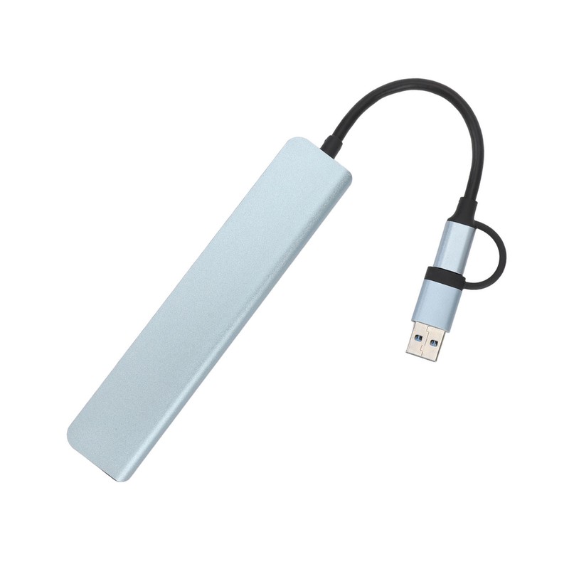 8 In 1 USB C Hub Aluminium Alloy with 1