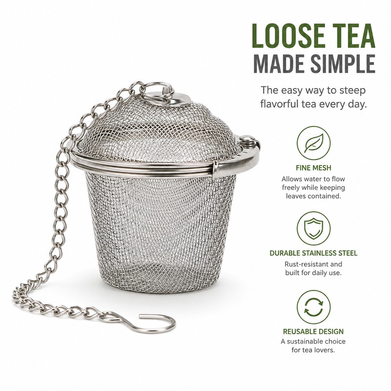 Stainless Steel Tea Infuser Ball for Loose Leaf Tea –