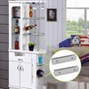 UFURMATE Glass Clamp, 4Pcs Adjustable Rectangle Glass Shelf Bracket Aluminum
