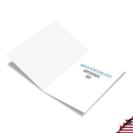 NobleWorks - 1 Birthday Brother Card - Awesome Family Sibling Greeting - Best Brother Ever C9295BRG