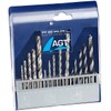 AGT Drill Bit Set 15 Pieces with HSS Metal Drill,