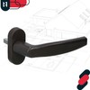 KOTARBAU Set di 5 maniglie per finestra – Maniglia per