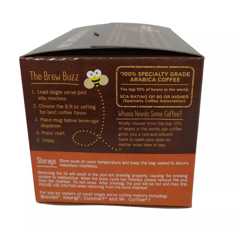 Wide Awake Coffee Pods 10-Pk Southern Pecan toasty & nutty,