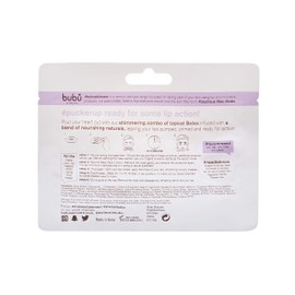 Bubu Lip Plumping Mask - #YOUPUCKER Helps Hydrate & Moisturise Lips, Hydrogel Sheet Mask - Nourishing & Exfoliation Helps Reduce Lip Lines | Vegan (Single Pack)