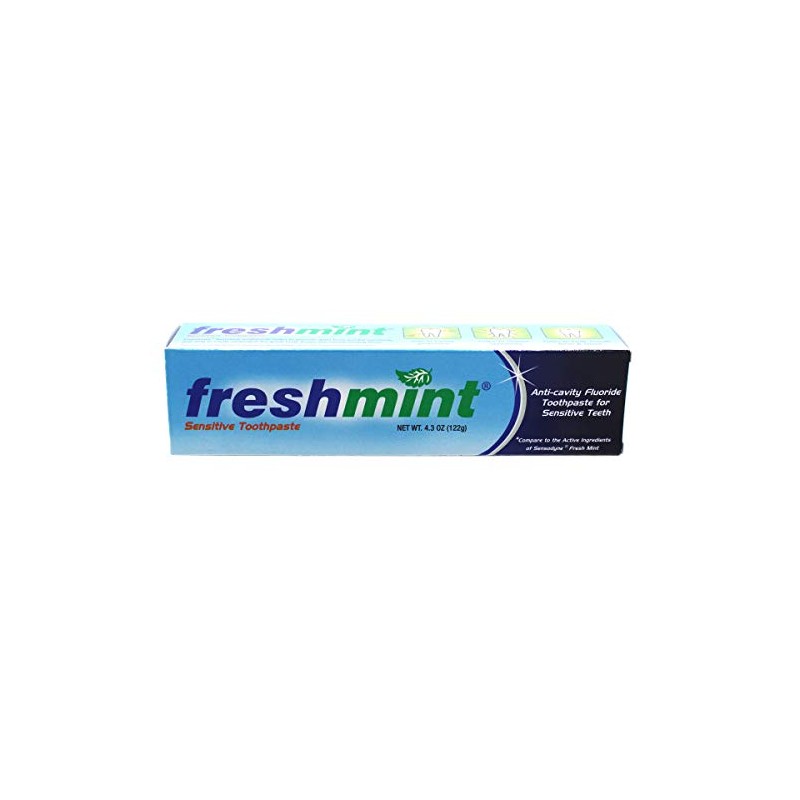 Freshmint 4.3 oz. Sensitive Anticavity Fluoride Toothpaste Individually Boxed