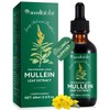 FUKEVY Mullein Leaf Extract Drops-Organic Liquid Mullein Extract Supplement for