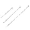 Solid 925 Sterling Silver Chain Extender For Necklace/Bracelet Extension (2