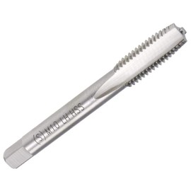 TOP-VIGOR M10 x 1.25mm Left Hand Screw Thread Tap, H2 Tolerance 3 Flutes Metric Machine Tap HSS Thread Milling Tap