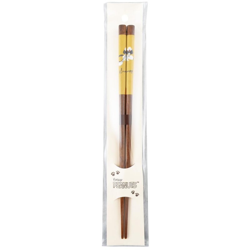Ken Onishi PG-802 Peanuts Chopsticks SNOOPY YELLOW 9.1 inches (23