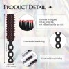 Lauwell 36 Pcs Hair Brushes in Bulk for Homeless, Nylon