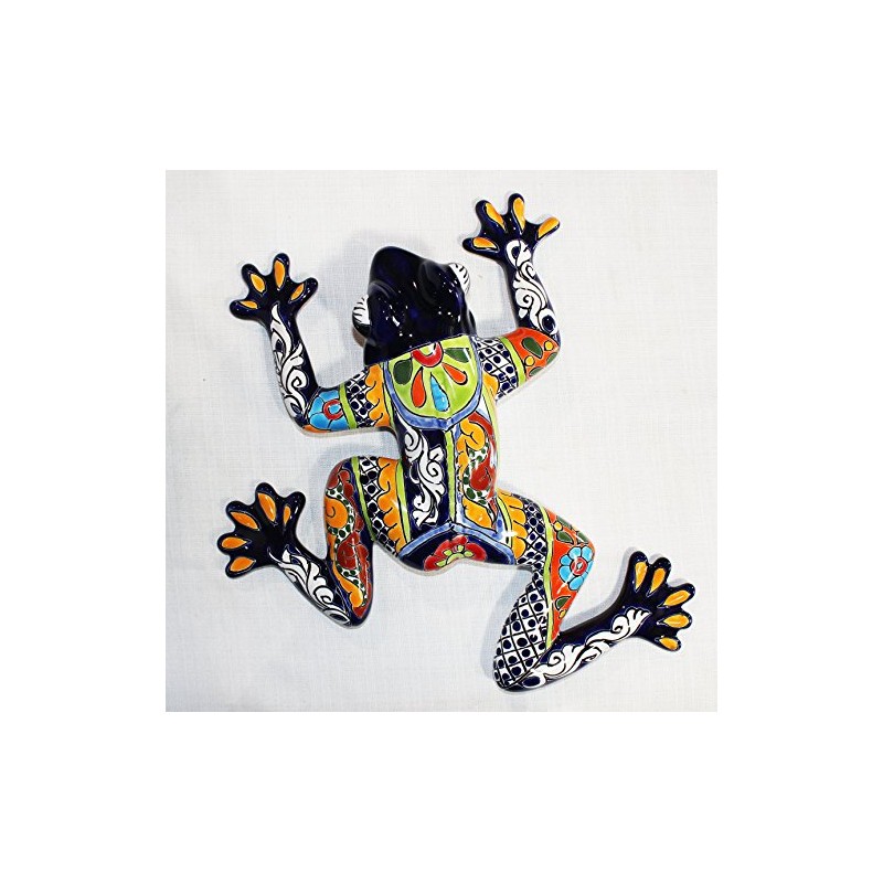 Talavera Medium Wall Frog - 15" W X 15.5" L