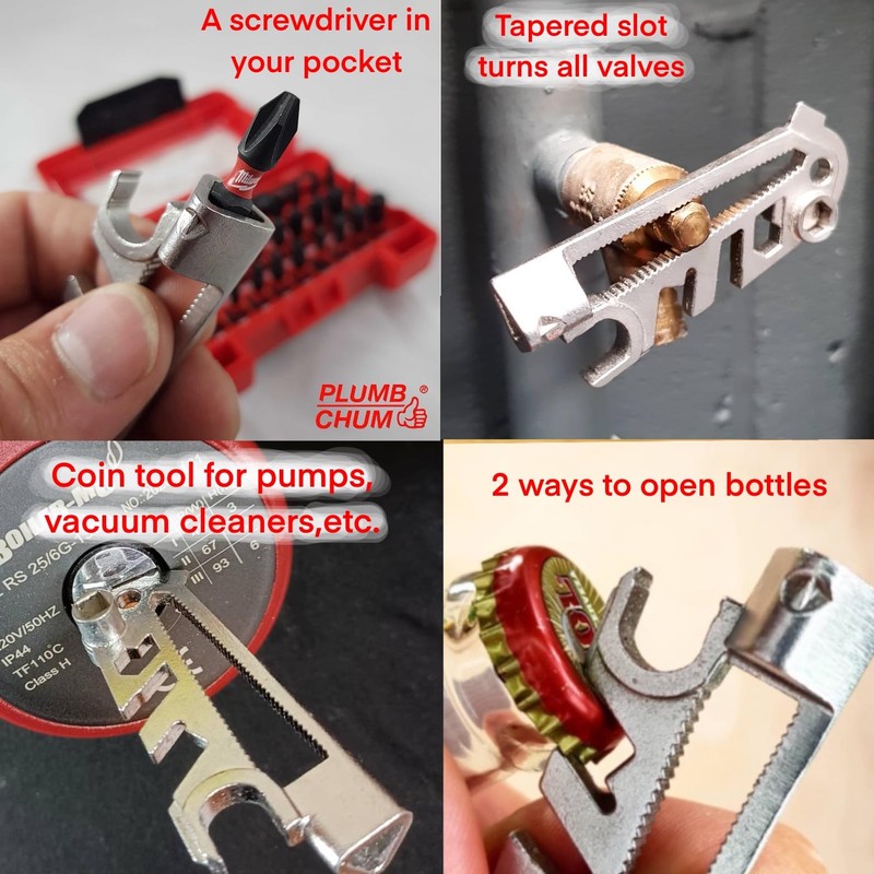 Plumb Chum universal bleed key, meter box key, The original