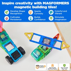 Magformers Mystery Spin 40-Piece Set | Magnetic Tiles Building Blocks, Educational Kit, STEM Toy Set | Magnetic Building Tiles for Kids to Develop Problem-Solving Abilities and Shape Recognition