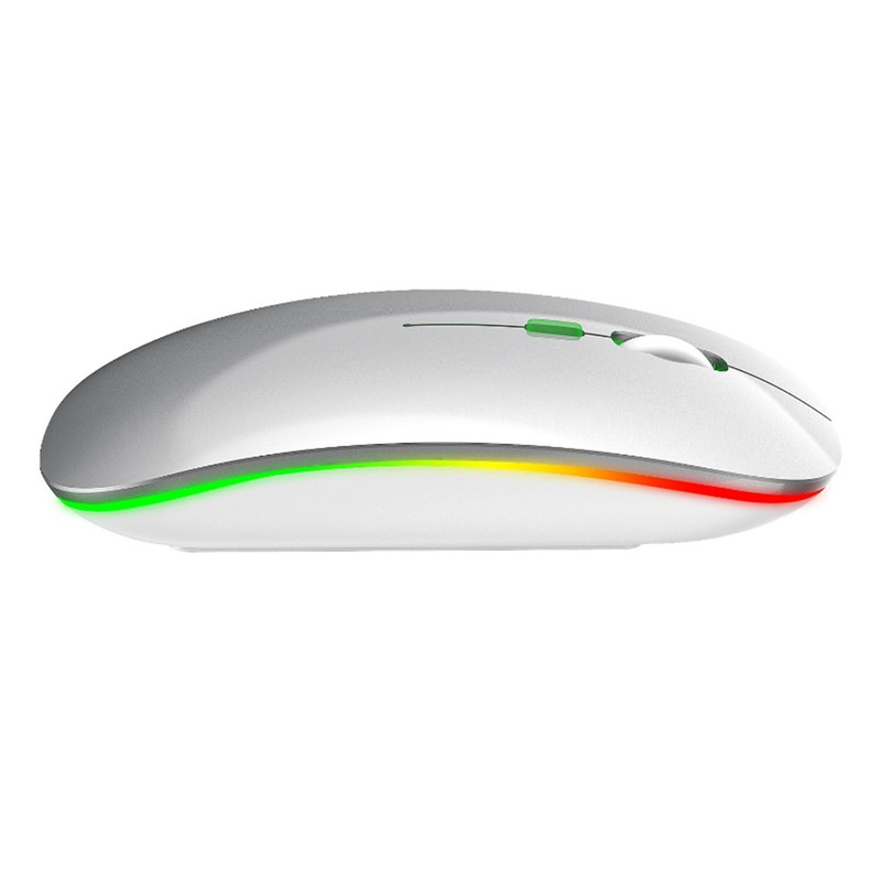 HXSJ Wireless Mouse Rechargeable for Windows/XP/Vista/Me 2.4G Colorful Light Office