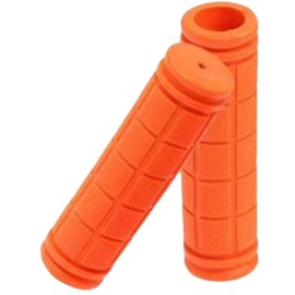 Plus Nao Bicycle Handle Grip Replacement Cover, Replacement Parts, Left and Right 1 Set, Set of 2, Solid Color, Cutable, Soft, Easy to Grip, orange