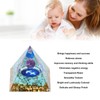 Constellation Pyramid Stone for Positive Energy Reduce Stress Chakra Resin