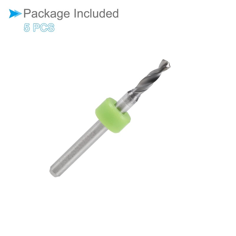 CoCud Micro PCB Drill Bit 1/8 Inch Shank 2.5 mm