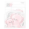 Kamio Japan Letter Die-Cut Character Letter Neighbor MIX 225444