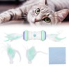 Electric Cat Teaser USB Rechargeable Auto Rotating Cat Toys with