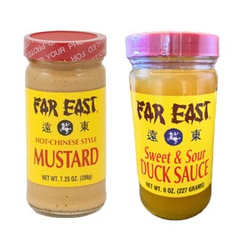 Hot Chinese Mustard and Chinese Duck Sauce Sets (1 Mustard & 1 Duck Sauce)