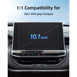 LANGBEAN Anti-Glare Matte Screen Protector for 2022-2025 Jeep Compass (Latitude/Limited/Trailhawk) 10.1-Inch Infotainment Touchscreen, 2025 Jeep Compass Accessories