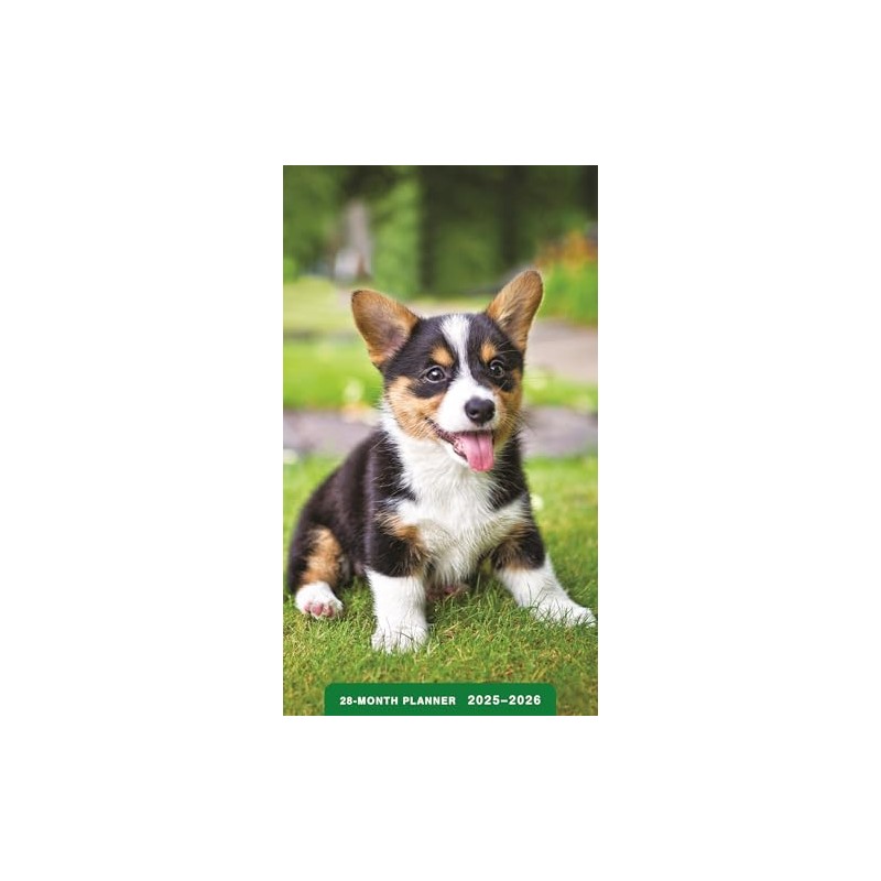 Puppies: 2025-2026 28-Month Inspirational Pocket Planner