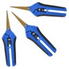 3Pcs Pruning Shears with Curved Blades Gardening Hand Pruning Snips