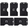 Pawfly Pawfly 5 Pack 3-Card Badge Holder Vertical Double-Sided Plastic