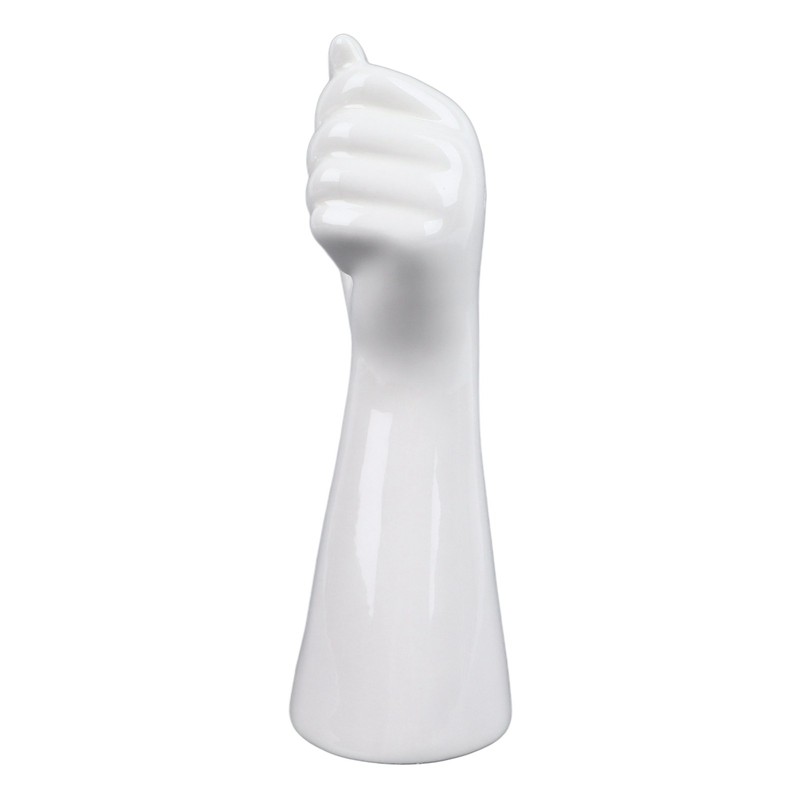 Human Body Ceramic Hand Vase Decorative Crafts Creative Living Room