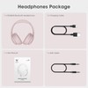 DOQAUS Bluetooth Headphones Over Ear, 90H Playtime Bluetooth 5.3 Wireless