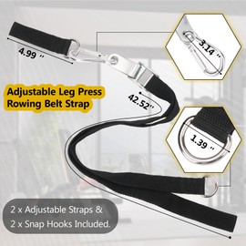 shiguan Squat Bar Extension for Bowflex Xtreme 2 Se Gyms, Squat Straps Compatible with Bowflex Bar Attachment Straps Repacement