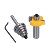 1/2in Router Bit 6 Bearing Slot Cutter for Multiple Depth