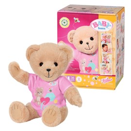 BABY born Bear Pink 835586 - 36cm Little Bear with Soft Stuffed Body - Includes Pink Outfit and Accessories - Designed to Fit 43cm BABY born Clothing - Suitable for Kids from 0+