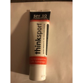 Thinksport Suncreen SPF 50 3 fl oz Zinc Oxide Broad Spectrum Water Resistant