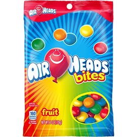 AirHeads Bites Candy Peg Bag, Fruit, Party, 6 Ounce