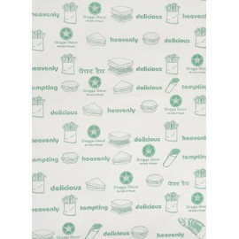 Dingga Decor Food Wrapping Paper Oilproof, Reuseable Parchment Paper for Wrapping Roti, Paratha & Sandwich Paper (70 Meter Roll)