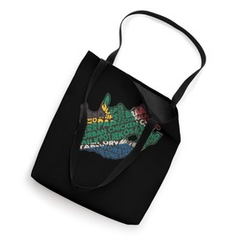 Patriotic South Africa Food Map Africans Tote Bag