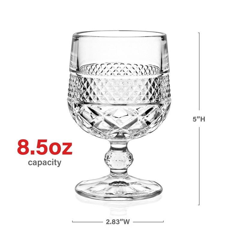 Paysky Cognac & Brandy Crystal Small Glasses Snifter, Set of