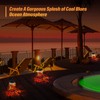 Tuanse 3 Pieces Solar Powered Mosaic Lights, Outdoor Hanging Solar