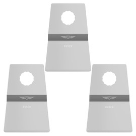 3 x TopsTools Stainless Steel RVSCB_3 13mm HEX Fitting Rigid Scraper Blades Compatible with Draper MT250A 23038, MT250 31328, Wickes 235510, Renovator Multitool Multi Tool Accessories
