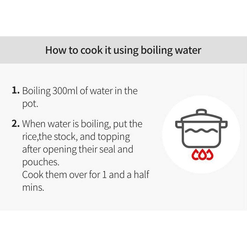 Cupbahn Korean Pre-Cooked Meal with White Rice - 25 Taste