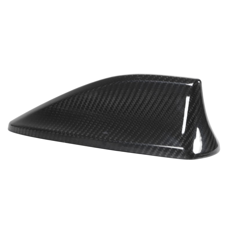 Shark Fin Antenna Cover Black Self Adhesive Carbon Fiber Decoration