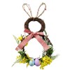 Easter Bunny Spring Wreath for Easter Decorations Artificial Easter Rabbit
