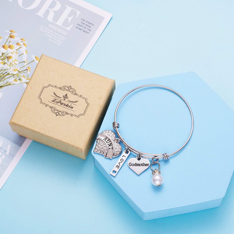 LParkin Godmother Gift Bangle Bracelets Godmothers Proposal Gifts From Godchild