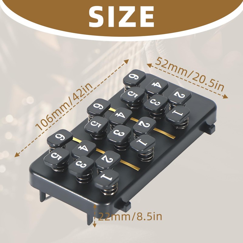 Flylin Guitar Chord Changer, Chord Learning System 18 Buttons with