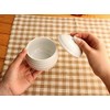 Acorn White Cup with Lid (Japanese Tableware, Western Tableware, White